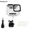 Suptig Boîtier étanche Boîtier de Protection Boîtier de plongée sous-Marine pour GoPro Hero 13 Hero 12,11,10,9 Étanche 60 m