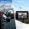 Apexcam Caméra Action 4K 60FPS 64MP - Caméra Étanche 40M avec Micro Externe, Camera Sport 4K Stabilisateur EIS, Écran Tactile & 