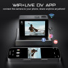 Apexcam Caméra Action 4K 60FPS 64MP - Caméra Étanche 40M avec Micro Externe, Camera Sport 4K Stabilisateur EIS, Écran Tactile & 