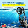 50M (164ft) Osmo Pocket 3 Boîtier étanche pour DJI Osmo Pocket 3 Accessoires étanches, Coque de Protection pour Plongée sous-Mar