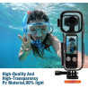 50M (164ft) Osmo Pocket 3 Boîtier étanche pour DJI Osmo Pocket 3 Accessoires étanches, Coque de Protection pour Plongée sous-Mar