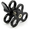 Pince à triple boule à 3 trous pour bras sous-marin - Pince papillon compatible avec Hero 13 - Accessoires de photographie sous-