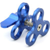 Pince à triple boule à 3 trous pour bras sous-marin - Pince papillon compatible avec Hero 13 - Accessoires de photographie sous-