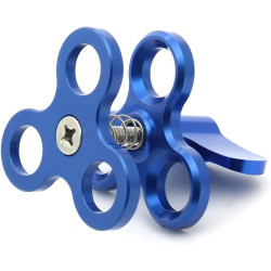 Pince à triple boule à 3 trous pour bras sous-marin - Pince papillon compatible avec Hero 13 - Accessoires de photographie sous-