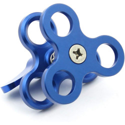 Pince à triple boule à 3 trous pour bras sous-marin - Pince papillon compatible avec Hero 13 - Accessoires de photographie sous-