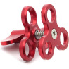 Pince à triple boule à 3 trous pour bras sous-marin - Pince papillon compatible avec Hero 13 - Accessoires de photographie sous-