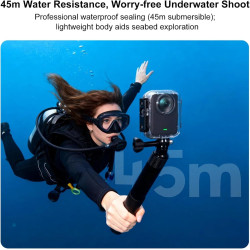 Boîtier étanche pour DJI Osmo 360, Invisible Boîtier de plongée 45M Boîtier sous-Marin Étui de Protection Coque de Protection Ac