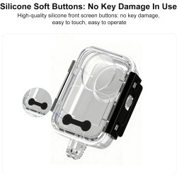 Boîtier étanche pour DJI Osmo 360, Invisible Boîtier de plongée 45M Boîtier sous-Marin Étui de Protection Coque de Protection Ac