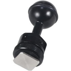 Adaptateur réglable à tête sphérique de 2,5 cm avec base de griffe pour caméra sous-marine Flash vidéo (Kit A)