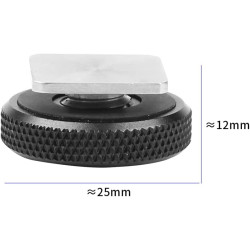 Adaptateur réglable à tête sphérique de 2,5 cm avec base de griffe pour caméra sous-marine Flash vidéo (Kit A)