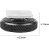 Adaptateur réglable à tête sphérique de 2,5 cm avec base de griffe pour caméra sous-marine Flash vidéo (Kit A)