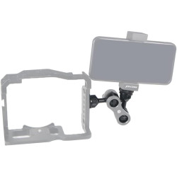 Adaptateur réglable à tête sphérique de 2,5 cm avec base de griffe pour caméra sous-marine Flash vidéo (Kit A)
