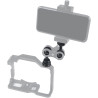 Adaptateur réglable à tête sphérique de 2,5 cm avec base de griffe pour caméra sous-marine Flash vidéo (Kit A)