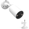 HOLACA Support mural compatible avec TP-Link Tapo C425/C460 (KIT) (caméra non incluse), 1 support, blanc