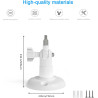 HOLACA Support mural compatible avec TP-Link Tapo C425/C460 (KIT) (caméra non incluse), 1 support, blanc
