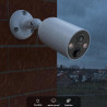 HOLACA Support mural compatible avec TP-Link Tapo C425/C460 (KIT) (caméra non incluse), 1 support, blanc
