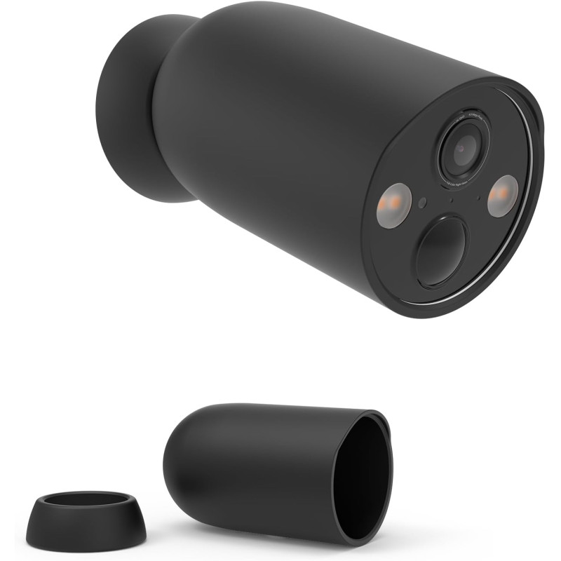 HOLACA Coque en silicone compatible avec TP-Link Tapo C425, étanche, souple, durable (appareil photo non inclus), 1 coque en sil