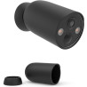 HOLACA Coque en silicone compatible avec TP-Link Tapo C425, étanche, souple, durable (appareil photo non inclus), 1 coque en sil