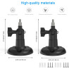 HOLACA Support mural compatible avec TP-Link Tapo C425/C460 (KIT) (caméra non incluse), 2 supports, noir