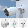 HOLACA Support mural compatible avec TP-Link Tapo C425/C460(KIT) (caméra non incluse), 2 pièces, blanc