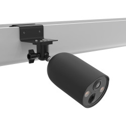 HOLACA Coque en silicone + support de gouttière compatible avec TP-Link Tapo C425, étanche, souple, durable (appareil photo non 