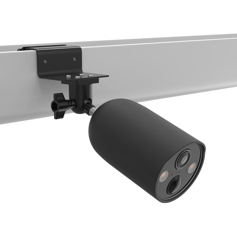 HOLACA Coque en silicone + support de gouttière compatible avec TP-Link Tapo C425, étanche, souple, durable (appareil photo non 