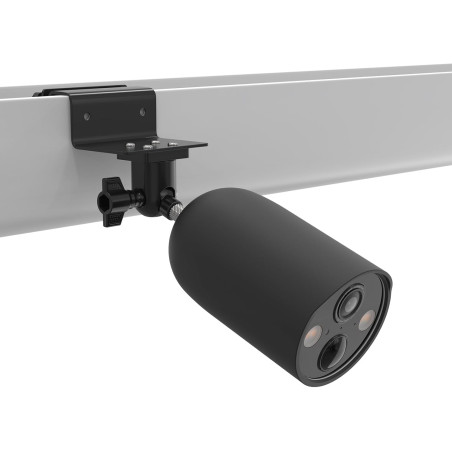 HOLACA Coque en silicone + support de gouttière compatible avec TP-Link Tapo C425, étanche, souple, durable (appareil photo non 