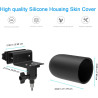 HOLACA Coque en silicone + support de gouttière compatible avec TP-Link Tapo C425, étanche, souple, durable (appareil photo non 