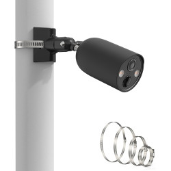 HOLACA Coque en silicone + support de mât compatible avec TP-Link Tapo C425, étanche, souple, durable (appareil photo non inclus