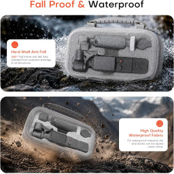 Étui de Transport pour DJI Osmo Pocket 4, Sac de Rangement pour DJI Osmo Pocket 4 Creator Combo Accessoires, pour Vlogging, Voya