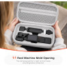 Étui de Transport pour DJI Osmo Pocket 4, Sac de Rangement pour DJI Osmo Pocket 4 Creator Combo Accessoires, pour Vlogging, Voya