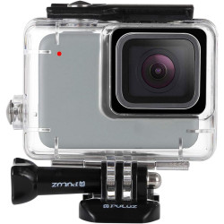 PULUZ Boîtier de Protection étanche pour GoPro Hero 7 Argenté/Hero 7 Blanc 40 m