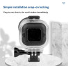 Boîtier de plongée 50 m pour Insta360 Go Ultra, boîtier étanche avec joint activé par pression, couvercle de lentille en verre t