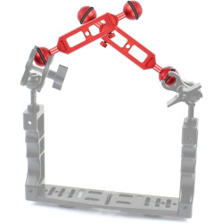 Support de plongée en alliage d'aluminium avec filetage 1/4 pour caméra d'action et photographie Longueur réglable 20 cm