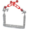 Support de plongée en alliage d'aluminium avec filetage 1/4 pour caméra d'action et photographie Longueur réglable 20 cm