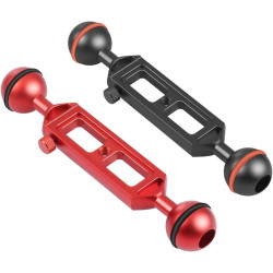 Support de plongée en alliage d'aluminium avec filetage 1/4 pour caméra d'action et photographie Longueur réglable 20 cm
