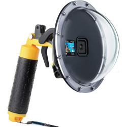 SOONSUN Port dôme pour GoPro Hero 12 11 10 9 Noir 45 m étanche avec boîtier pour caméra GoPro Hero 9 10 11 12 Accessoires de Pho