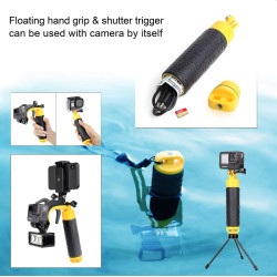 SOONSUN Port dôme pour GoPro Hero 12 11 10 9 Noir 45 m étanche avec boîtier pour caméra GoPro Hero 9 10 11 12 Accessoires de Pho