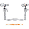 ORCATORCH ZJ18 Support À Rotule Universel pour Lampes De Plongée, Éclairages Photo Et Vidéo, Bras pour Prises De Vue sous-Marine