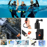 Accessoires pour Gopro Hero 13, boîtier étanche, poignée Flottante, 2 Jeux de Films trempé Protecteur d'écran, Manchon en Silico