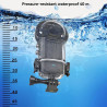 Boîtier étanche 40M/131FT pour caméra panoramique Insta360 X5, boîtier de plongée, coque de protection sous-marine, couvercle de