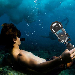 Boîtier étanche 40M/131FT pour caméra panoramique Insta360 X5, boîtier de plongée, coque de protection sous-marine, couvercle de