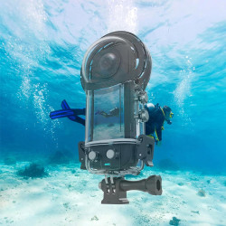 Boîtier étanche 40M/131FT pour caméra panoramique Insta360 X5, boîtier de plongée, coque de protection sous-marine, couvercle de