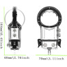 Boîtier étanche 40M/131FT pour caméra panoramique Insta360 X5, boîtier de plongée, coque de protection sous-marine, couvercle de