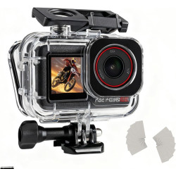 VOSSOT Boîtier étanche pour DJI Osmo Action 5 Pro/Action 4/3 50 m/164FT - Parfait pour la photographie sous-marine et les access