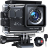 WOLFANG Caméra Sport GA100 4K 30FPS, Caméscope WiFi de 20 MP, Caméra Étanche sous-Marine 40 m avec Double Microphone, télécomman
