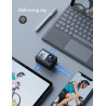 WOLFANG Caméra Sport GA200 4K 24MP, Deux Écrans 30FPS Caméra Étanche Grand Angle Écran Tactile WiFi Appareil Photo avec EIS Stab
