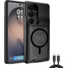 Coque Batterie pour Samsung Galaxy S24 FE, 10000mAh Chargeur Portable Batterie Externe Rechargeable Magnétique Chargement sans F