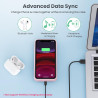 Feob Coque Batterie pour iPhone 11/XR【Mince mais Puissant 7500mAh】Coque Rechargeable Batterie Externe avec écran de Protection e