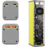Boîtier de batterie externe pour batteries 18650, 22,5 W/45 W, USB-C PD3.1 PPS charge rapide, design DIY sans soudure, boîtier d